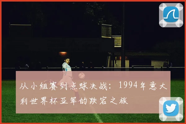 从小组赛到点球决战：1994年意大利世界杯亚军的跌宕之旅